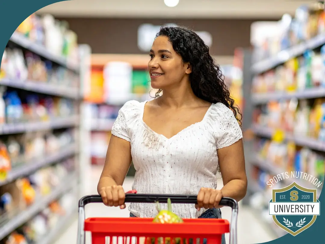 Sports Nutrition University – Young Athlete Grocery Shopping Navigating the grocery store is easy with these tips from a Registered Dietitian and Sports Nutrition Coach
